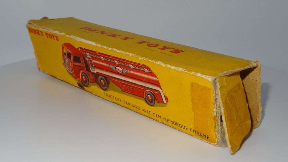 Dinky Toys 32C Camion Panhard Citerne ESSO - Échelle 1/50, Métal, Boîte D'origine (Occasion)