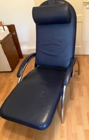 Relexsessel Leder (evtl. Imitat), schwarz, Chaiselongue
