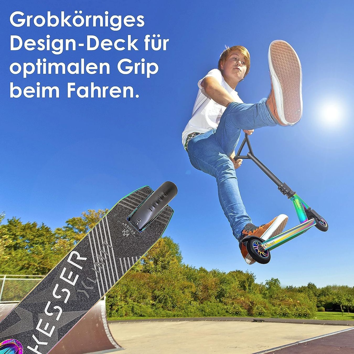 Giocattoli: KESSER Stunt Scooter rainbow – Nuovo e nell'imballaggio originale da Bottighofen venduto da zaap 6