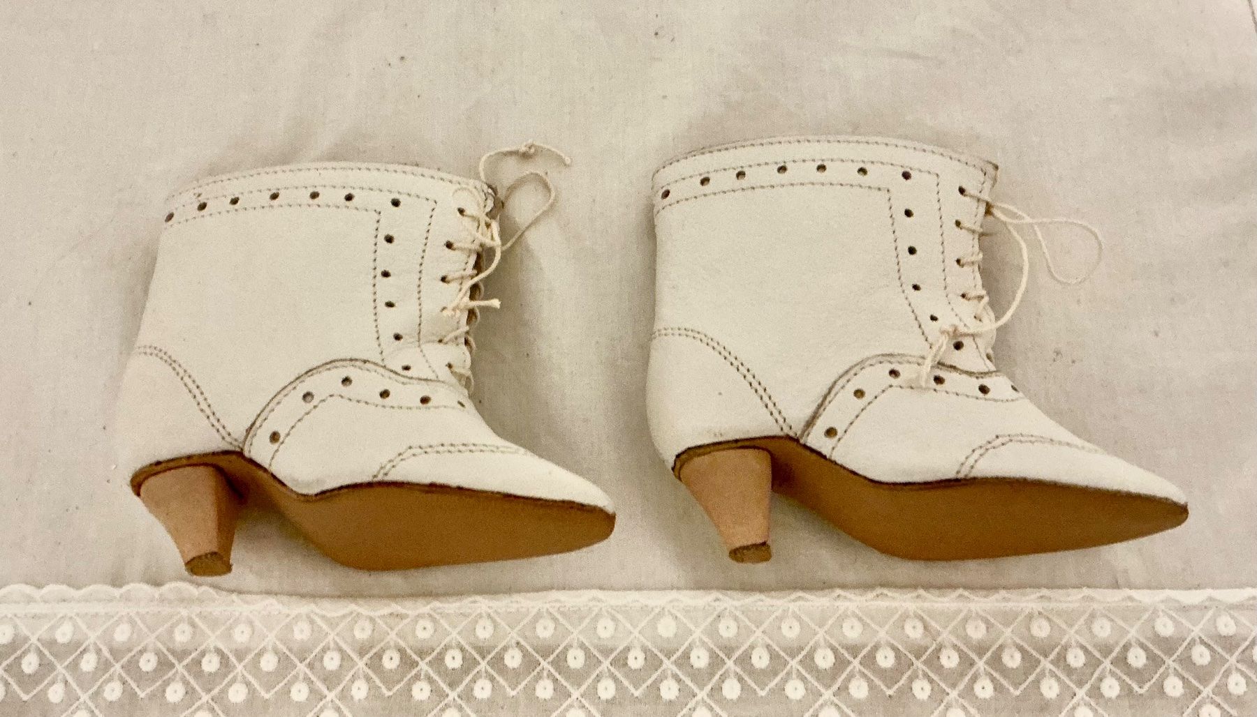 Bambole: WUNDERSCHÖNE ANTIKE PUPPEN LEDERSTIEFEL – Usato da Zell LU venduto da Silvermemory 8