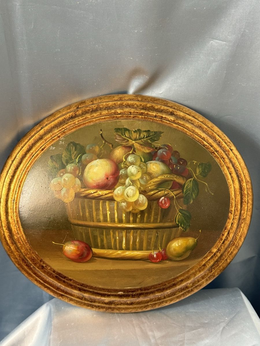 Gemälde: Klassisches Gemälde Italien Früchte 33 cm – Gebraucht aus Grenchen von swiss.antiques 1