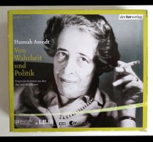 HANNAH ARENDT - VON WAHRHEIT UND POLITIK (HÖRBUCH 5 CD)