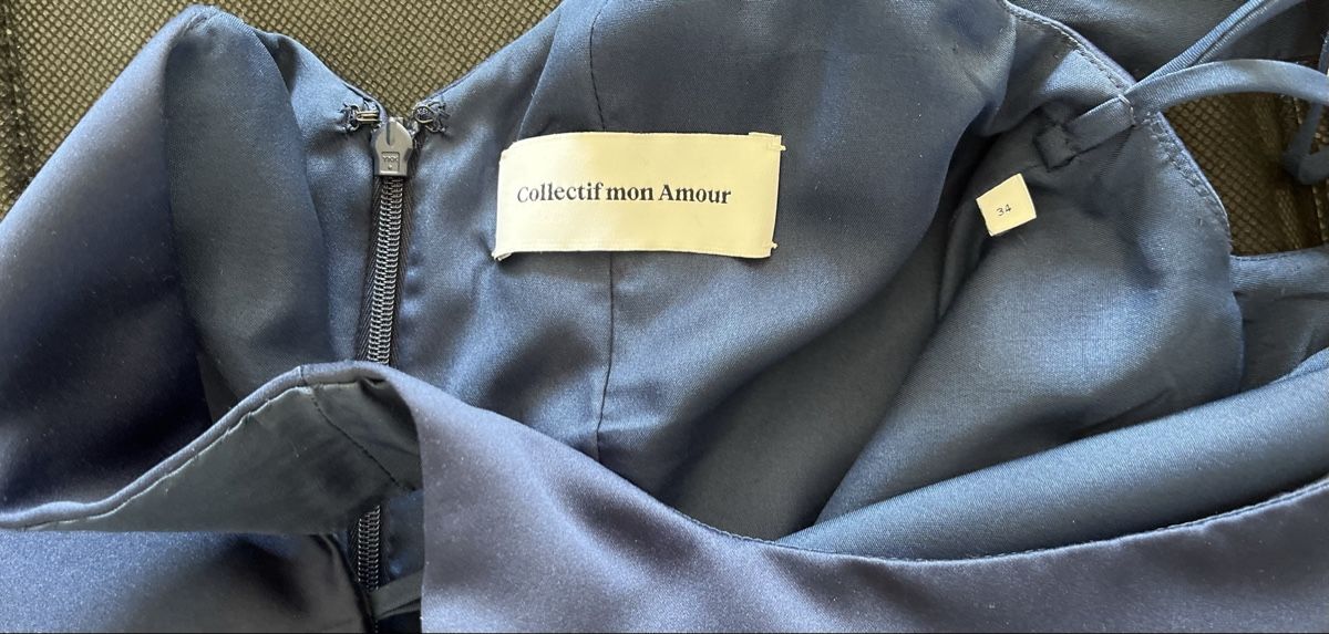 Collectif Mon Amour Vestiti: Cocktail-Kleid, navi, Grösse XS – Usato da Zürich venduto da Sonnenschrimps 6
