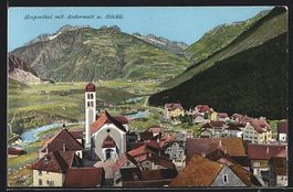 Hospental, Teilansicht mit Andermatt und