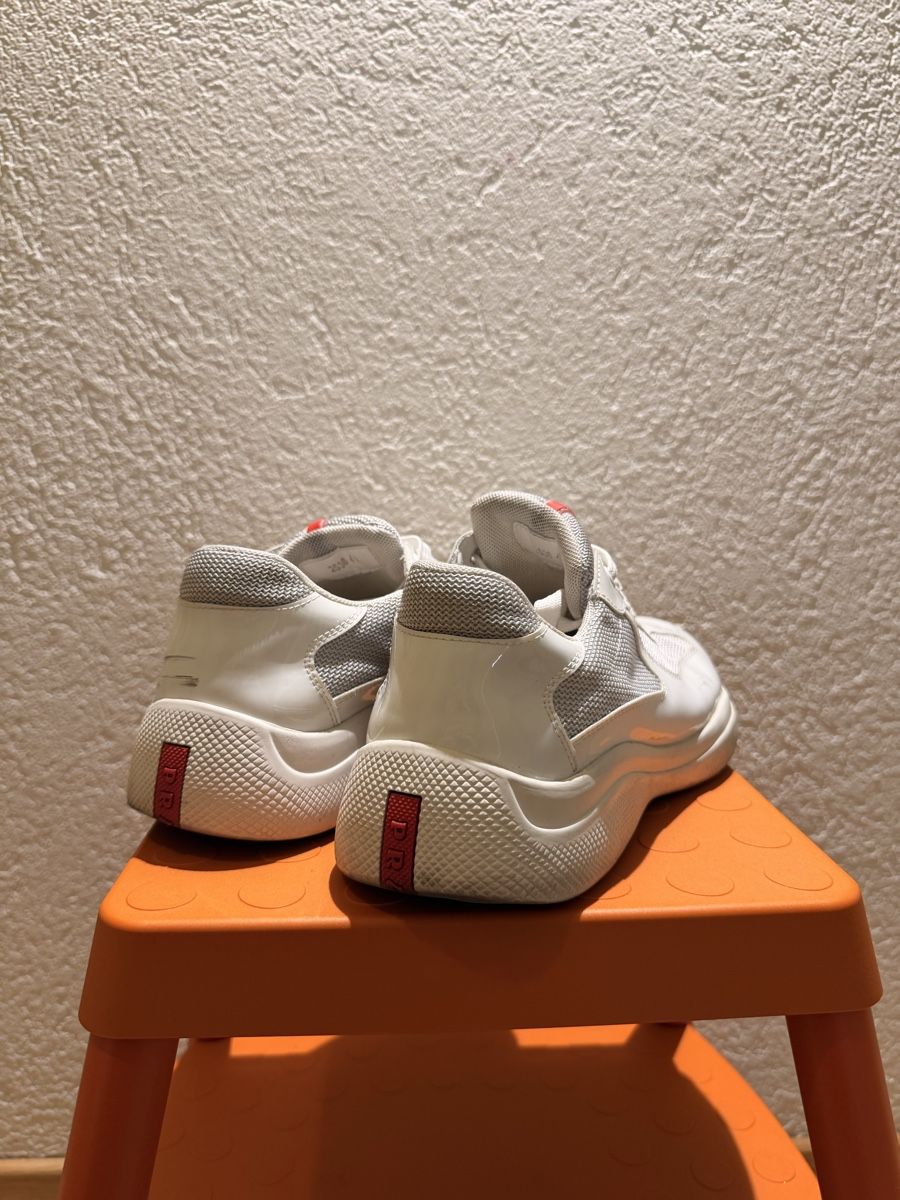 Prada Scarpe da uomo: Prada Sneakers American Cup White – Usato da Adliswil venduto da AyresN. 1