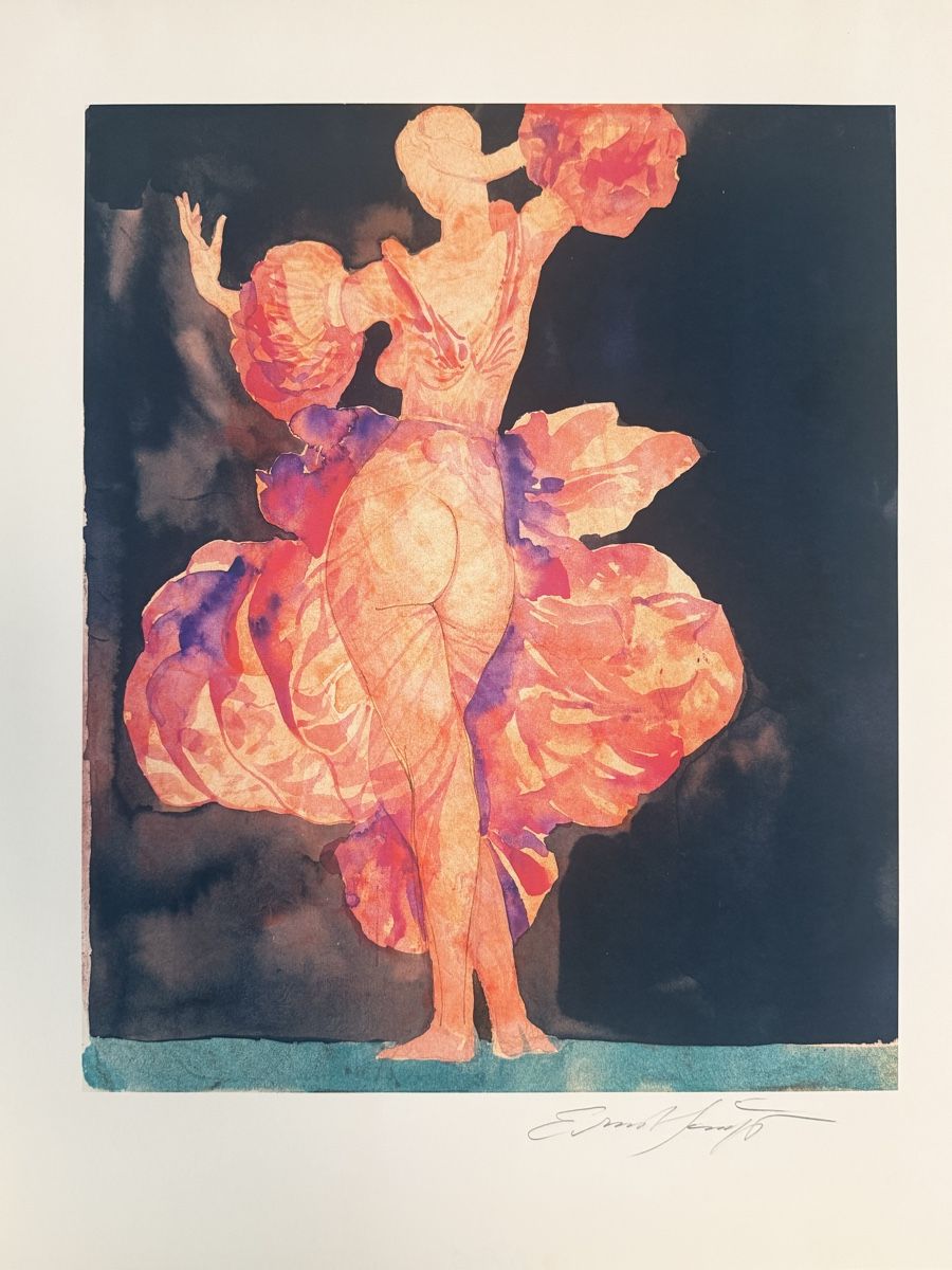 Grafica & Litografie: Ernst Fuchs - "Tänzerin" - Farblithographie  – Usato da Solothurn venduto da NUVICO 4