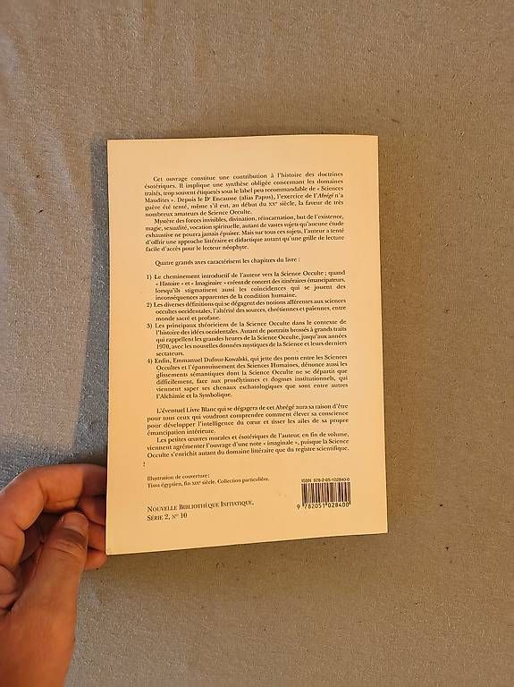 Bücher: Abrégé de Science Occulte – Gebraucht aus Monthey von Flx93 2