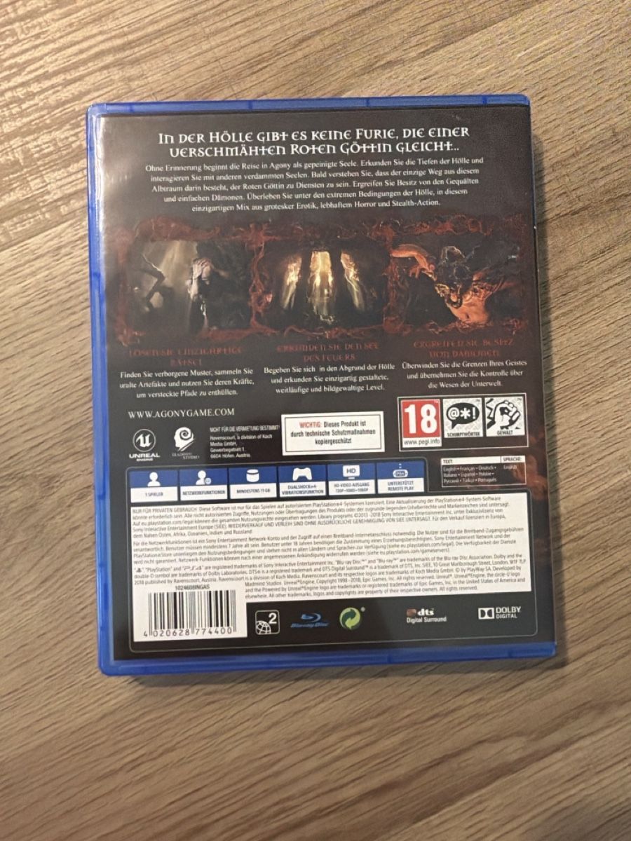 Jeux: Agony Ps4 – D'occasion à Hagendorn par masterchieff 1