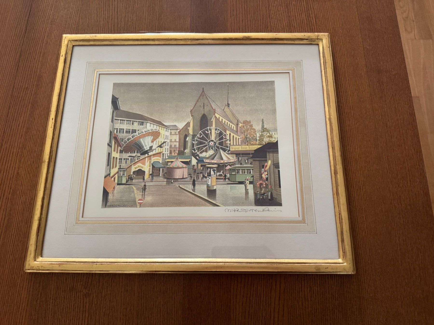 Grafica & Litografie: Lithographie vom Niklaus Stoecklin – Usato da Urdorf venduto da robinson80