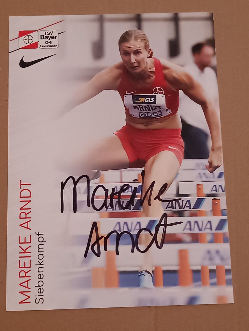Autografi: Mareike Arndt - Leichtathletik - original signiert – Usato da Menziken venduto da Autogramme