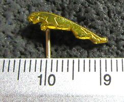 JAGUAR "SPRINGER" AUTO LOGO OLDI NASTECKNADEL KLEIN-FEIN OLD
