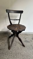 Antiker Patio 1900, Holz, Blumendesign, Vintage Look!