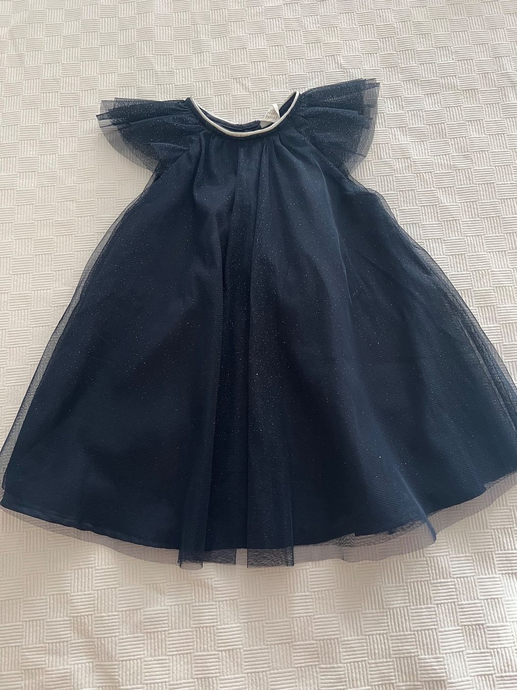 H&M Vestiti & Gonne: Mädchenkleid, Sommerkleid, Glitzer, blau, 92 – Nuovo (secondo la descrizione) da Wilen b. Wil venduto da carpediem25