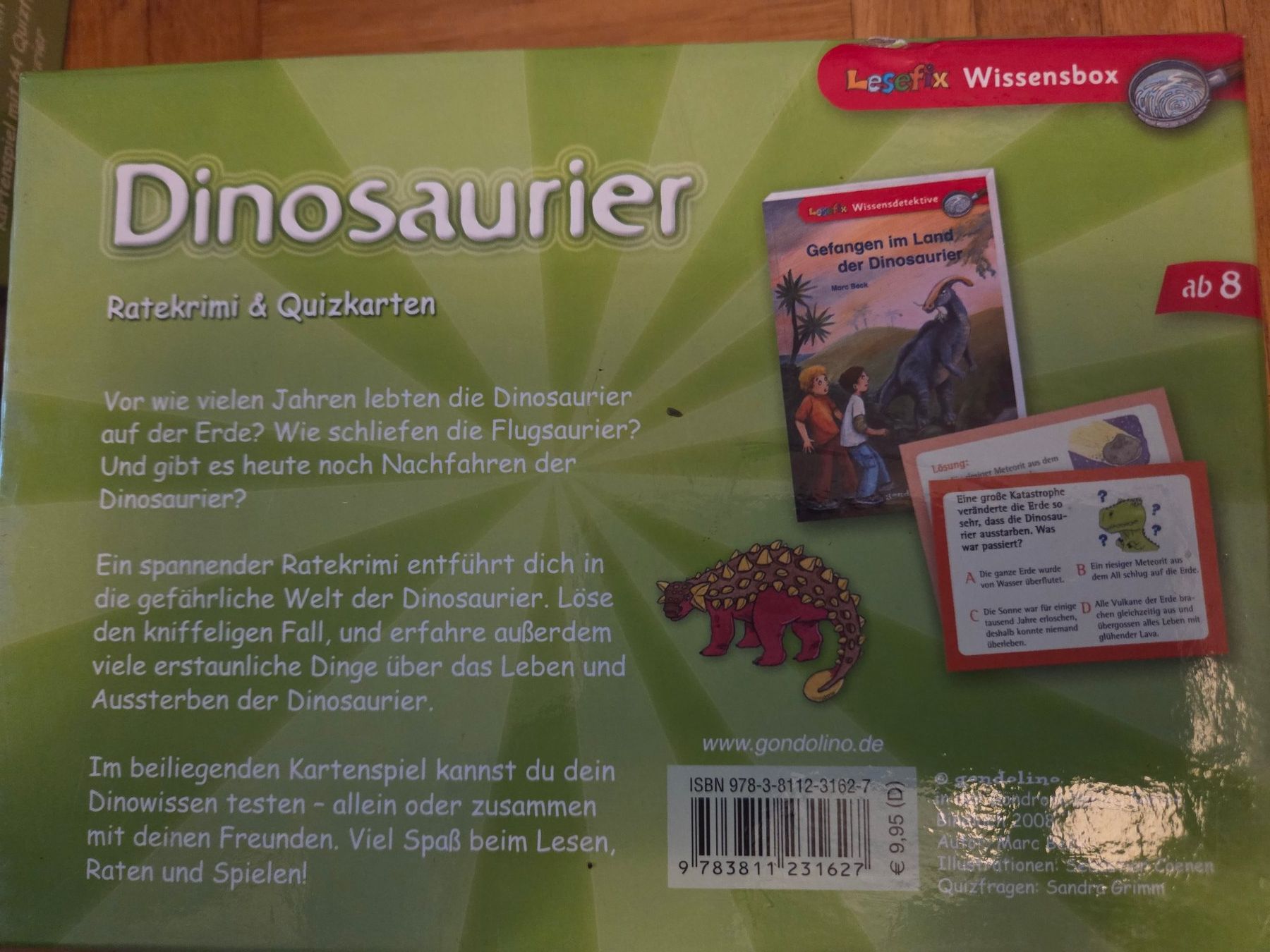 Giochi: Dinosaurier Ratekrimi und Quizkarten – Usato da Basel venduto da grandfamily 1