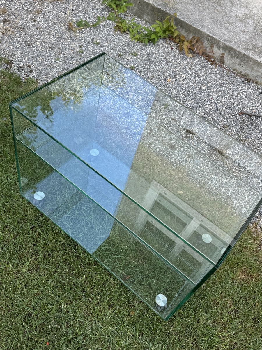 TV Möbel: Glastisch / TV-Möbel auf Rollen – Gebraucht aus Chur von arxi 4