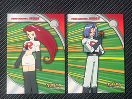 Pokemon Jessy & James non Holo Topps Series 2 1999 1.Edition
