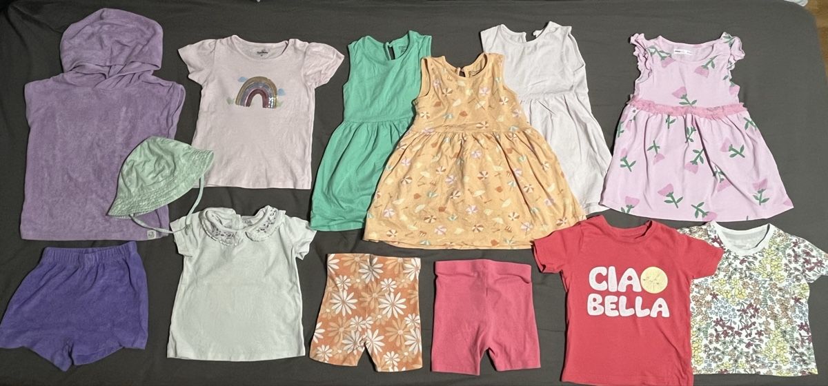 Lotti & Set di vestiti: Kleiderpaket 80-86 Mädchen – Usato da Root venduto da Kametaro