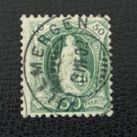 Stehende Helvetia 1899, 74D, gestempelt