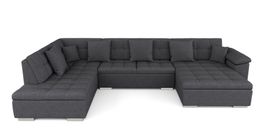 Ecksofa ARIA links anthrazit - Gratis Versand