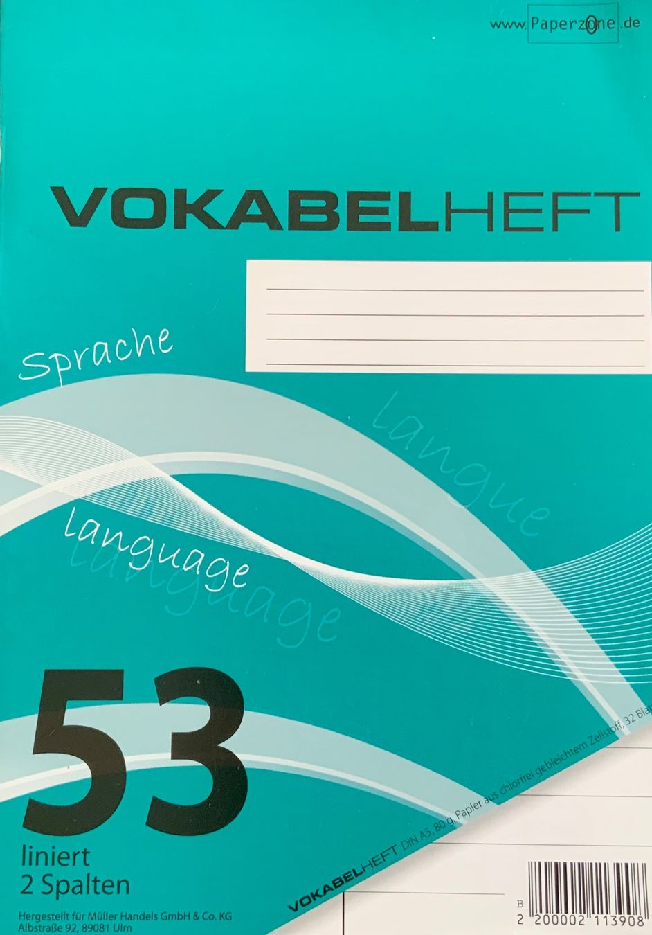 Libri: Vokabelheft Sprache blank – Nuovo (secondo la descrizione) da Thun venduto da Znuenizie