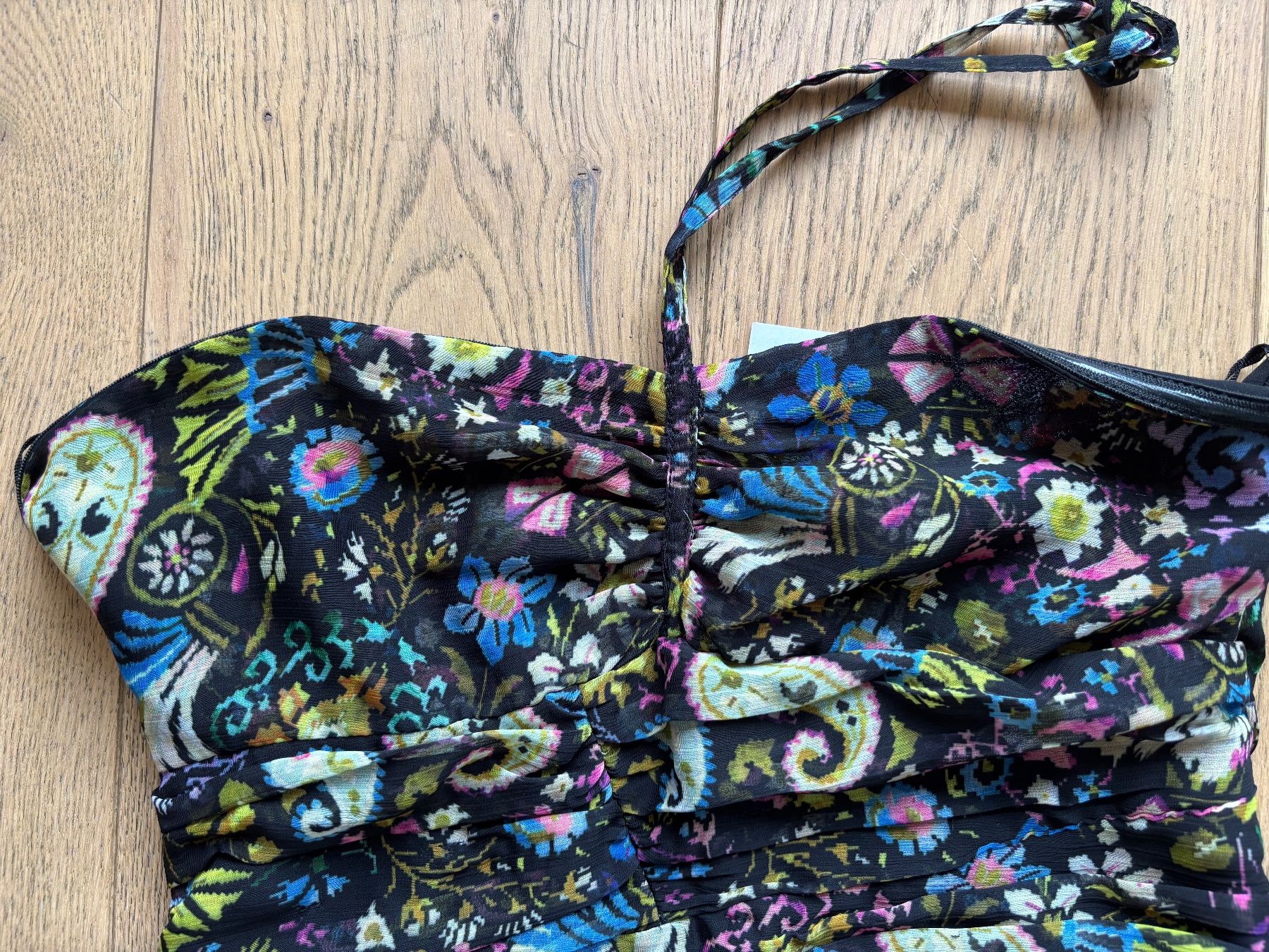 Poltrone: Mini-robe d'été noire à imprimé fleuri, taille 36 – Nuovo e nell'imballaggio originale da Genève venduto da bha_jcf5 2
