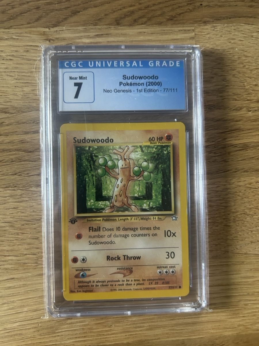 Pokémon Carte collezionabili: Sudowoodo Pokémon Neo Genesis 1st Edition CGC 7 – Usato da Kestenholz venduto da Norvik