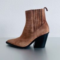 Cowboy Stiefeletten Boots braun brown size WildLeder 41 10cm