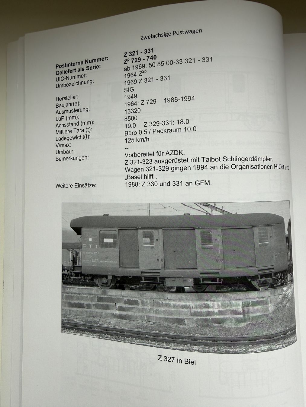 Aku Modellini di ferrovie: AKU Postwagen Z2 Nr. 324, mit neuem Post-Logo – Usato da Riet (Neftenbach) venduto da Xedos0 6