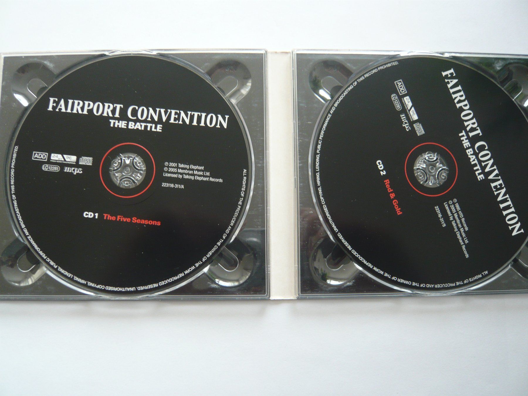 CD: FAIRPORT CONVENTION THE BATTLE 2CD SET – Usato da Winterthur venduto da Cajun 1