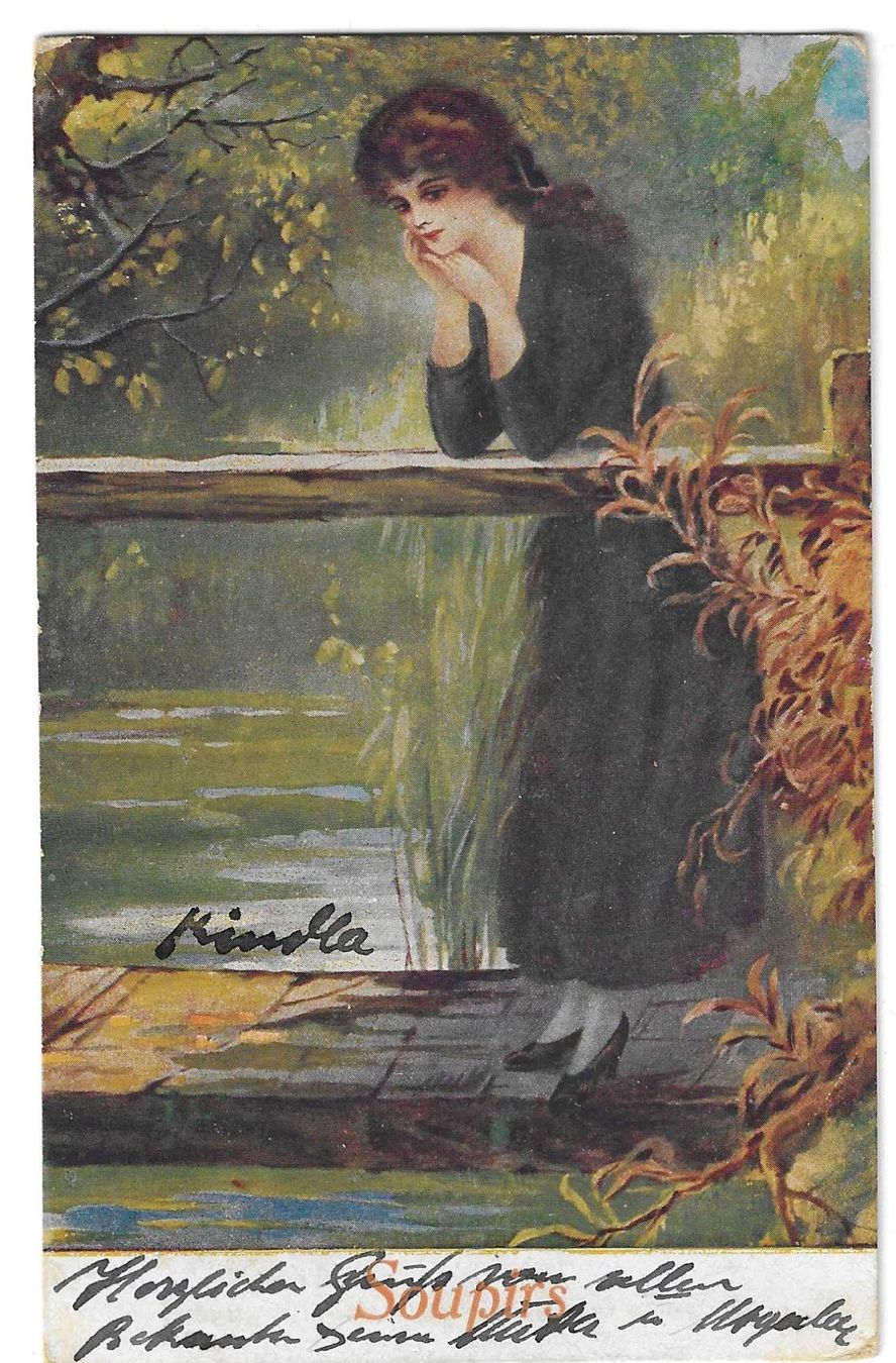 Cartoline postali: Soupirs – Usato da Kloten venduto da kanschweiz