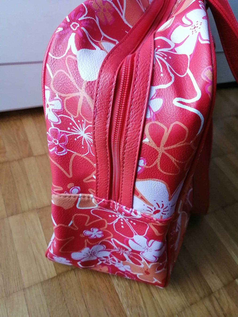 Roxy Borse da donna: ROXY Grosse Tasche Shopper Rot/ orange/ Blumen Damentasche – Usato da Uster venduto da zebralino 4
