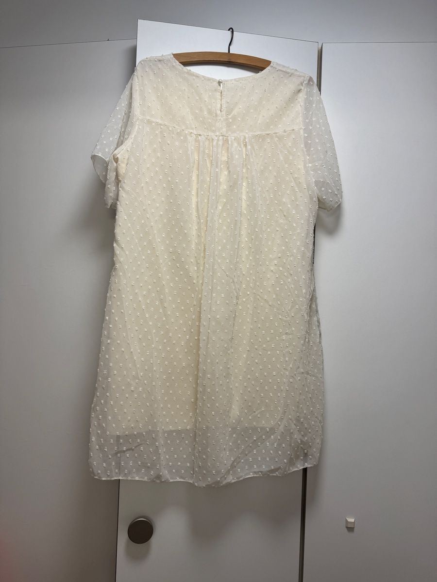 Vestiti: Sommerliches Chiffon Kleid in Creme – Nuovo (secondo la descrizione) da Lachen SZ venduto da nathiisch 1
