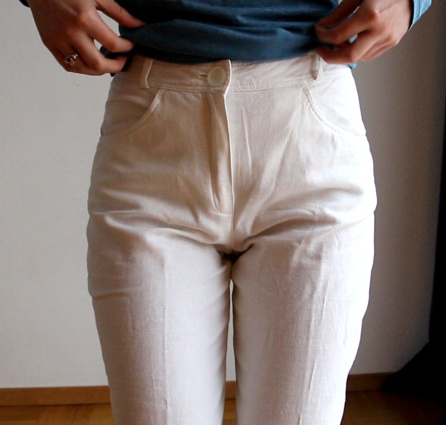 Hosen: Weisse 3/4 lange Leinenhose Gr. 36 – Gebraucht aus Luzern von Simona15 2