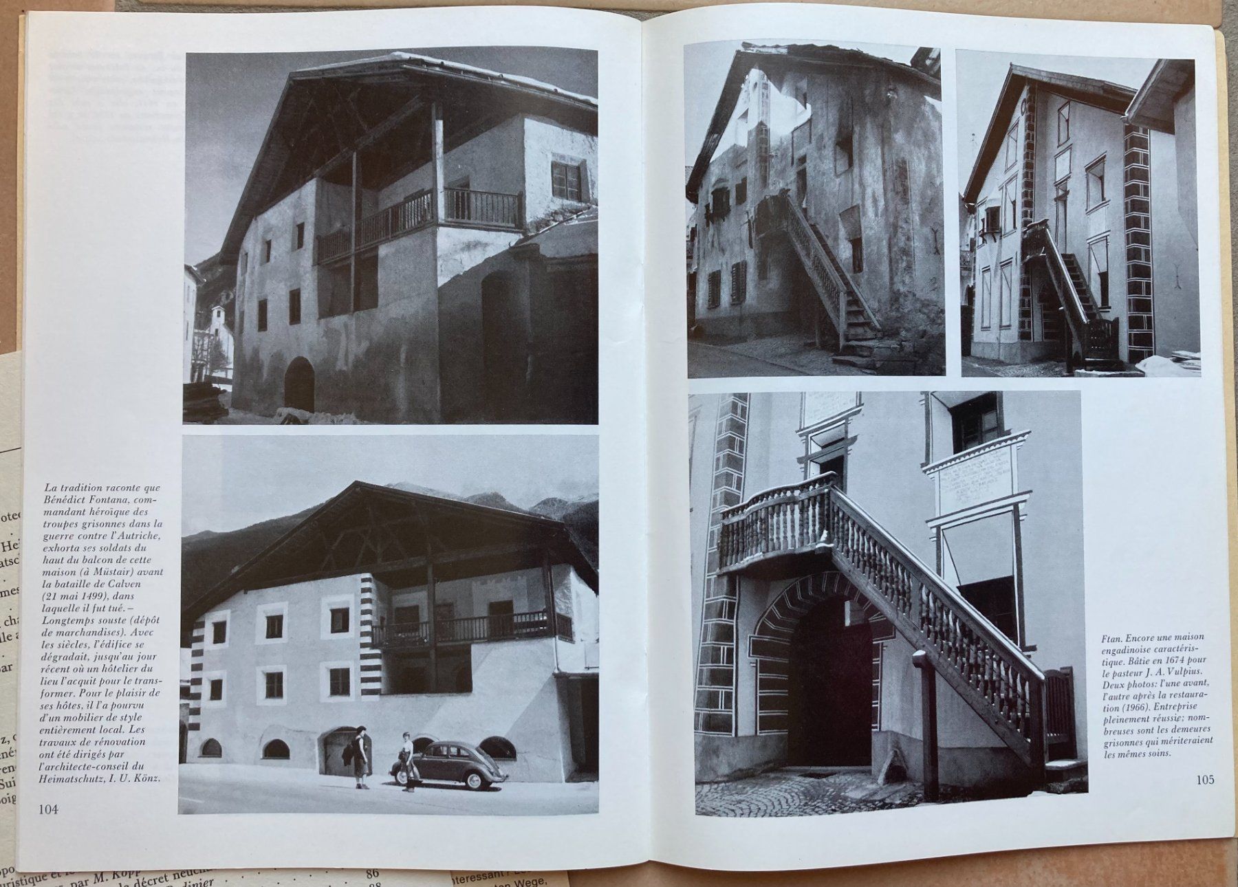 Bücher: Heimat Schutz - 61année, N° 4, 1966 – Gebraucht aus Versoix von HELVETICA_1 5