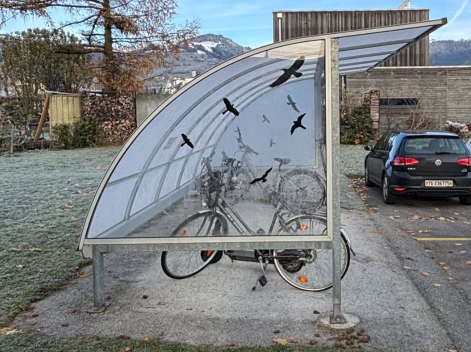 Rifugi: Velounterstand Glasmetall – Usato da Zürich venduto da reMaterial 2