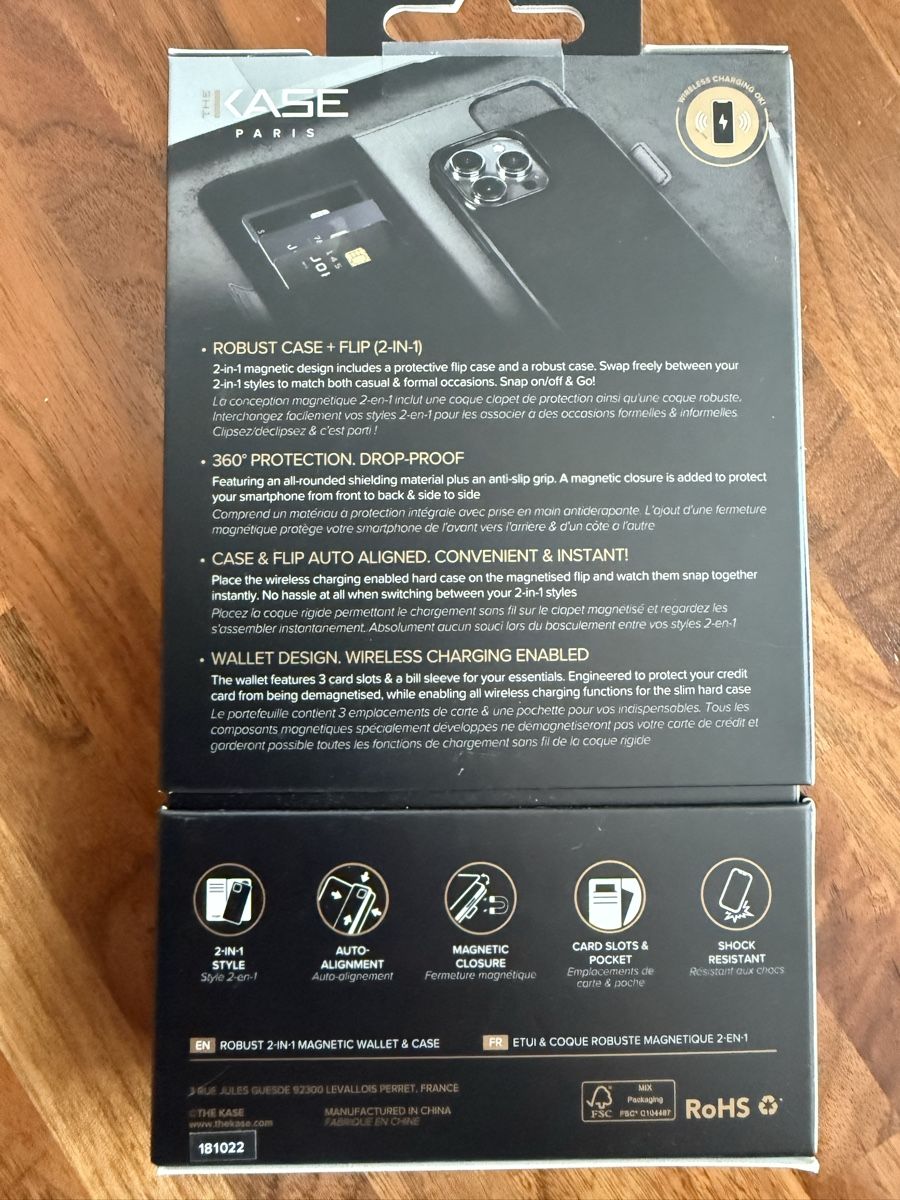 Apple Cover & Protezioni schermo: iPhone 13 Pro Hülle von Kase, neu, robust & magnetisch – Nuovo e nell'imballaggio originale da Teufen AR venduto da Taste16 2