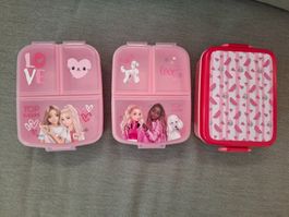 3x Znünibox Mädchen (Edda Euromaus Europapark, Topmodel)