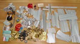 STOKYS - grosser Posten - 340 Alu-Teile - Motor - Räder etc.