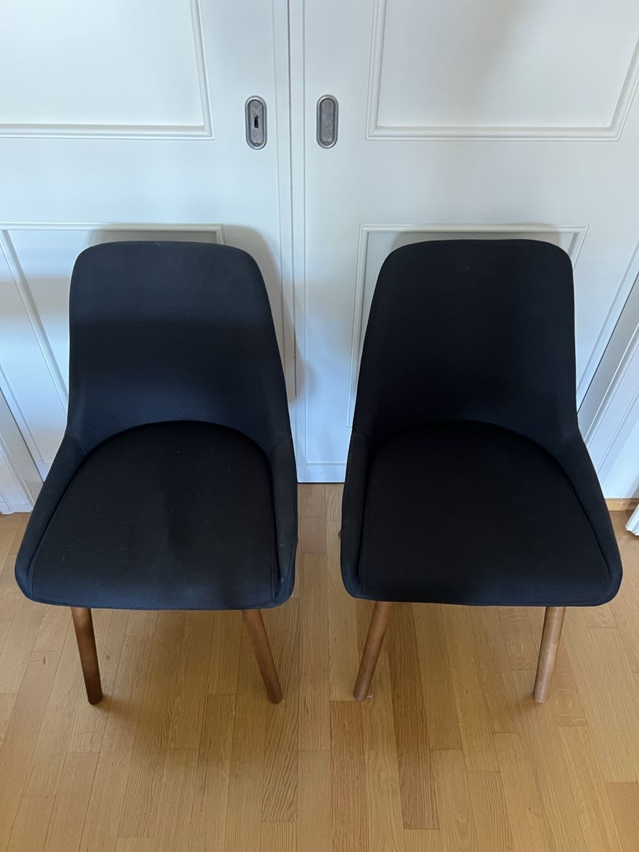 Stühle: 2x black dining chairs  – Gebraucht aus Zürich von tha_fm7g 1