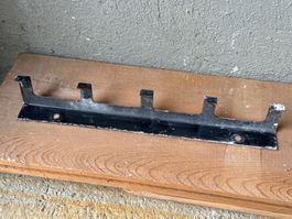 Aus Hausräumung- 1 Eisen Garderobe, 31.5x5x3 cm