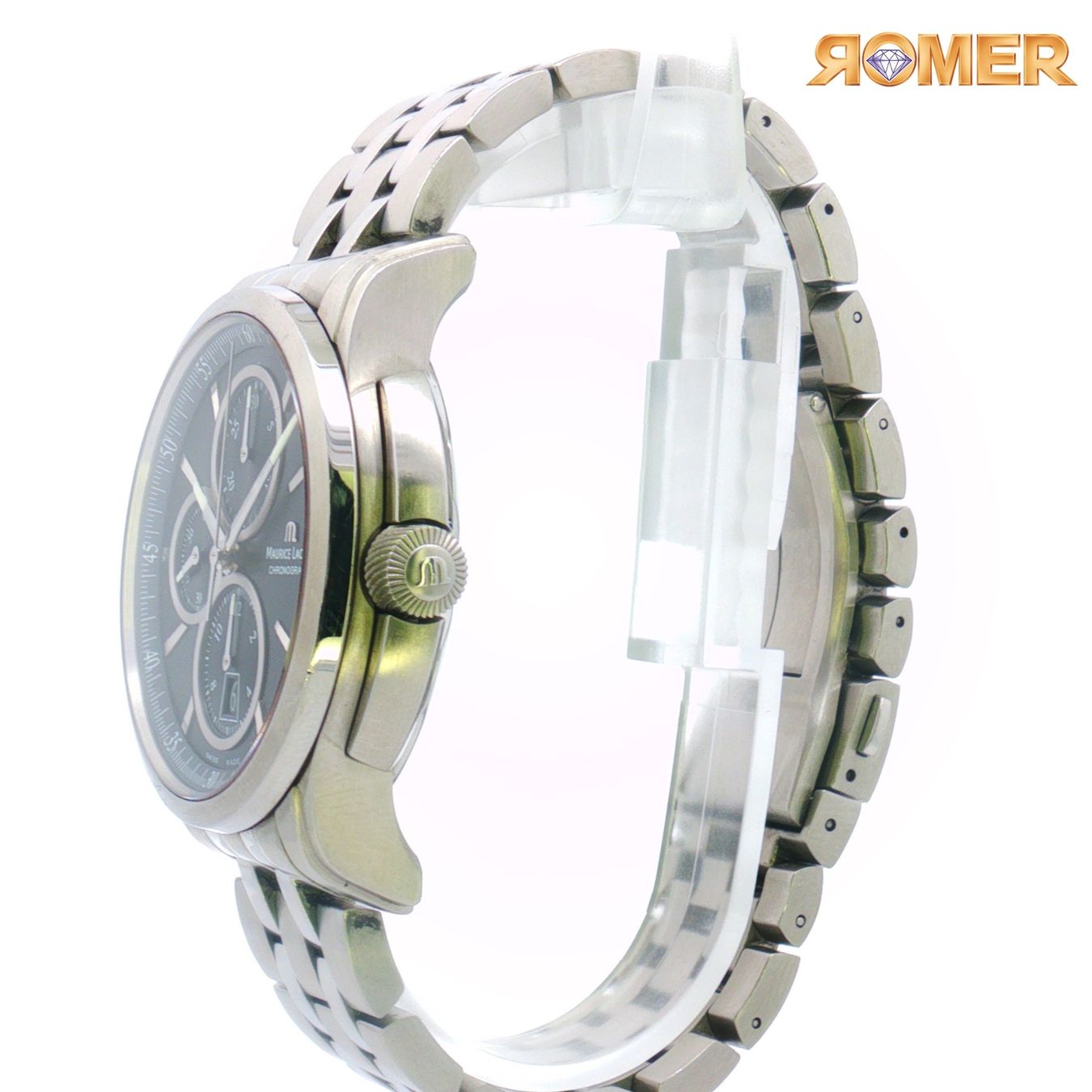 Maurice Lacroix Uhren: MAURICE LACROIX PONTOS AUTOMATIC CHRONOGRAPH – Gebraucht aus Winterthur von Romer.Uhren.Schmuck 6