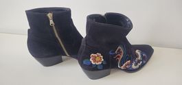 Henderson handgefertigte Wildleder Stiefeletten Gr. 38