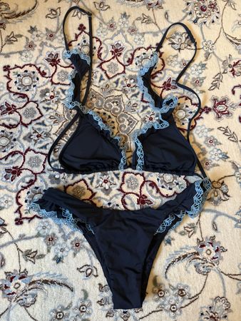 Triangle Bikini Navy Blue Seafolly