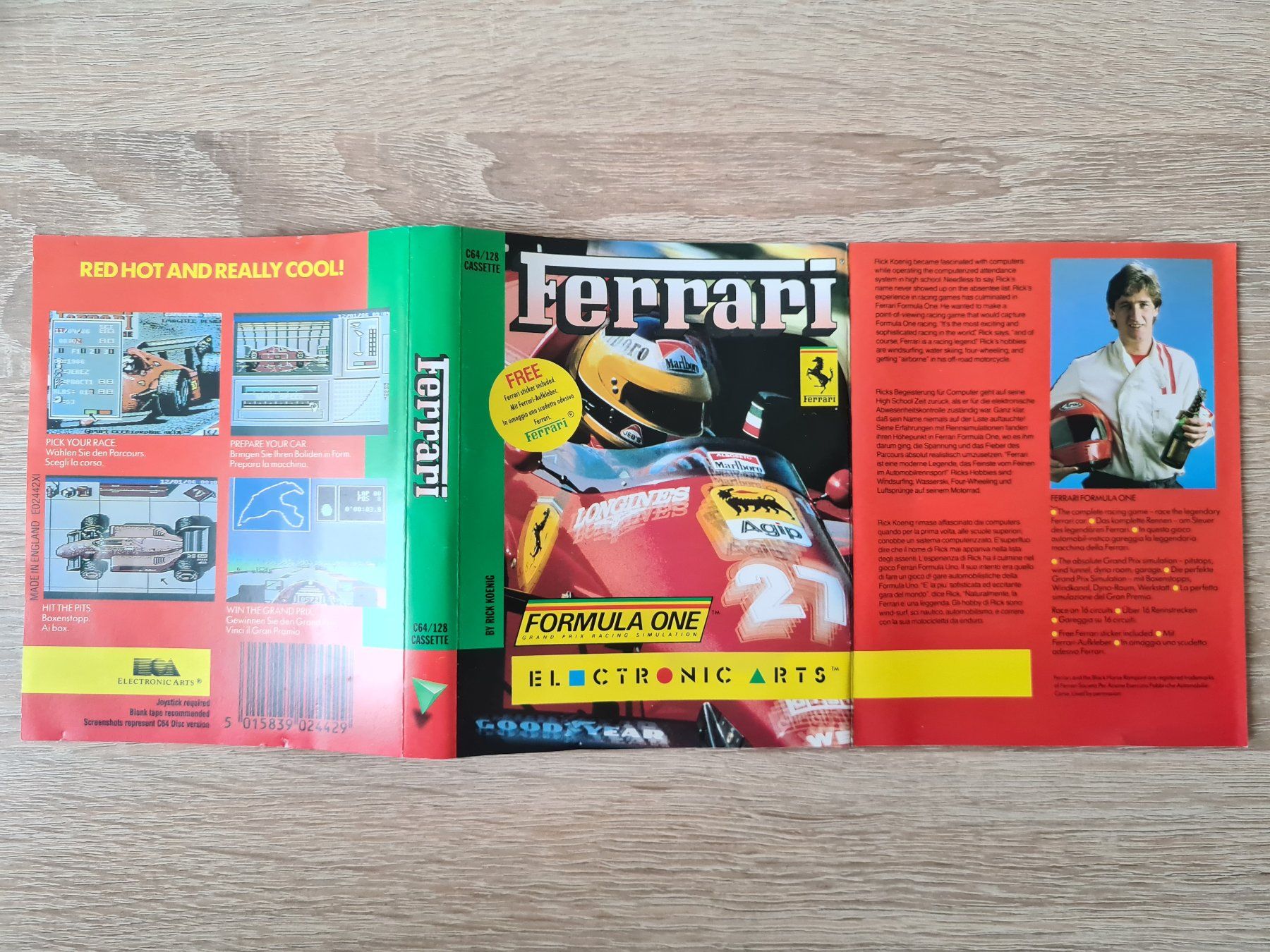 Jeux: Ferrari Formula One (Rare) - Commodore 64 - C64 – D'occasion à Carouge GE par Franllo 5