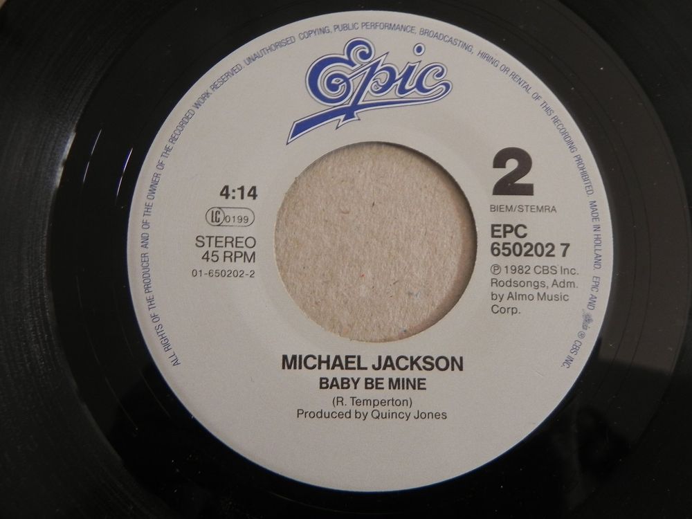Single USA Pop Rock Soul Funk Michael Jackson 1982 I Just .. (Gebraucht ...