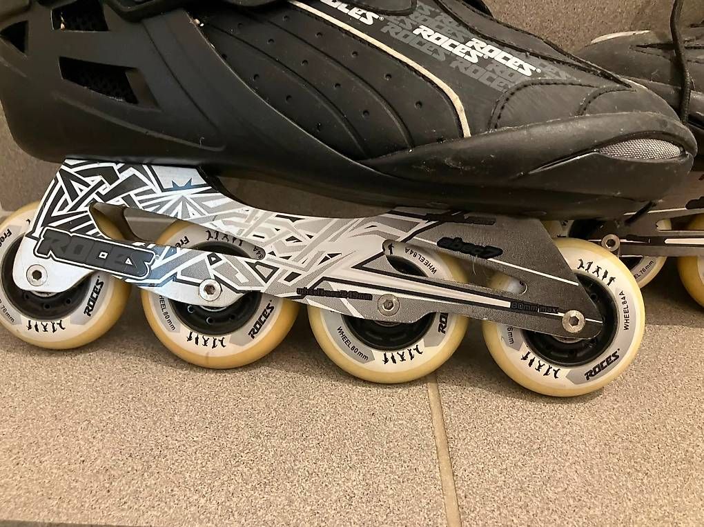 Pattini in linea & Pattini a rotelle: Inline Skates Roces Herren Gr 45 – Usato da Sins venduto da Icezeit0 1
