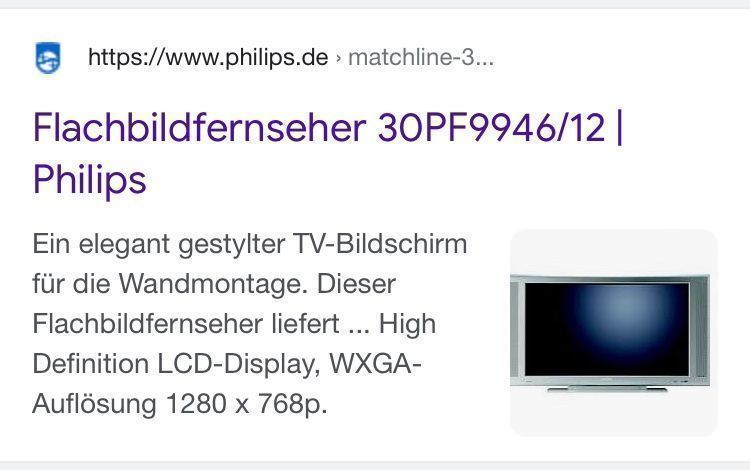 Philips Televisori: Flachbildfernseher – Usato da Hermrigen venduto da pepper015 4