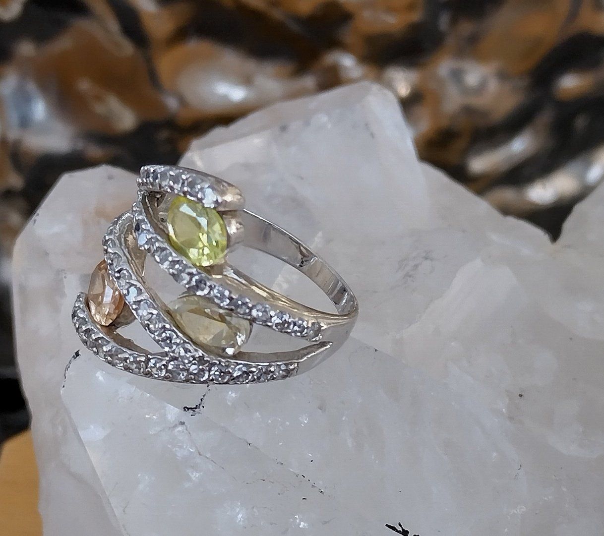 Anelli: COCKTAIL RING IN 925 SILBER – Usato da Romanshorn venduto da Glitzer-Paradies 6