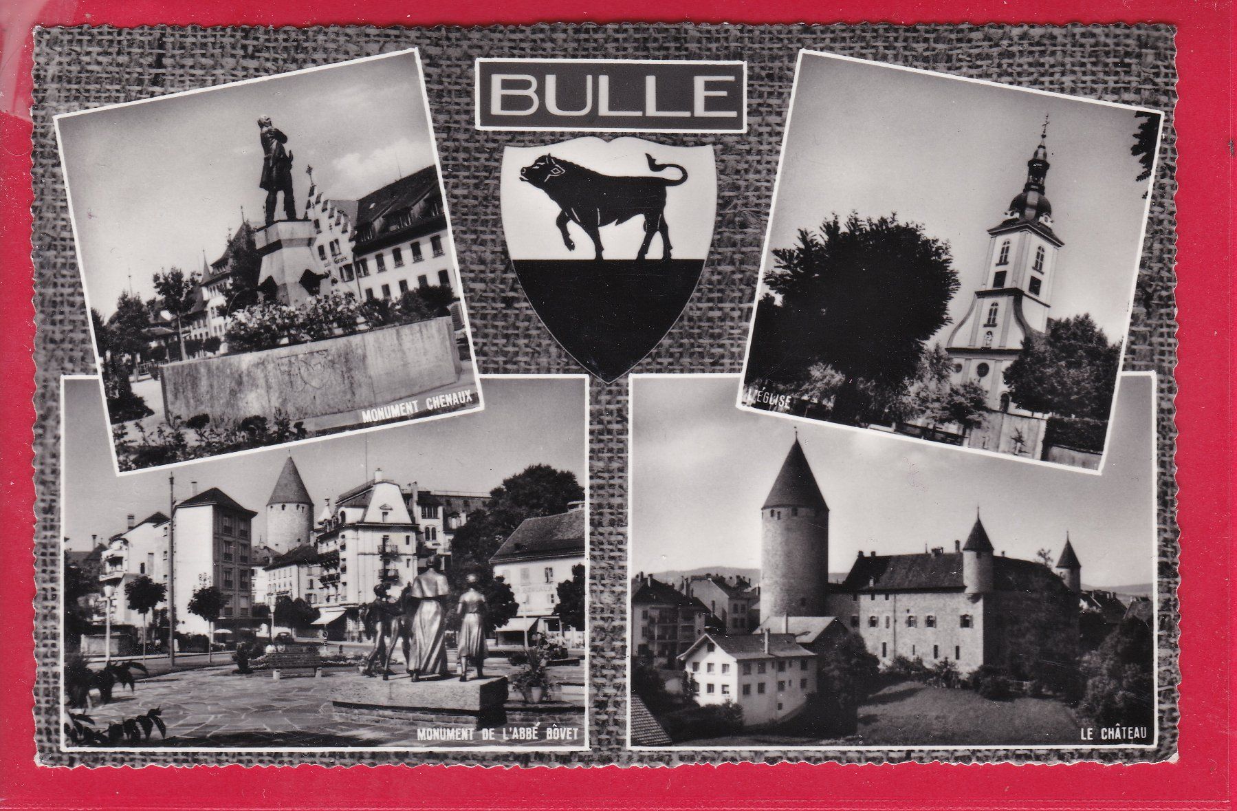 Cartoline postali: BULLE (5-BILD), 25.1.1965 – Usato da Oberrieden venduto da Gebirgsstelze
