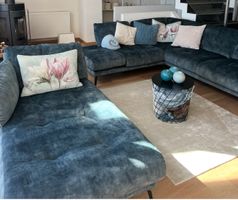 Salon set canapé d’angle +meridienne + fauteuil